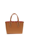 leather tote bag with spikes