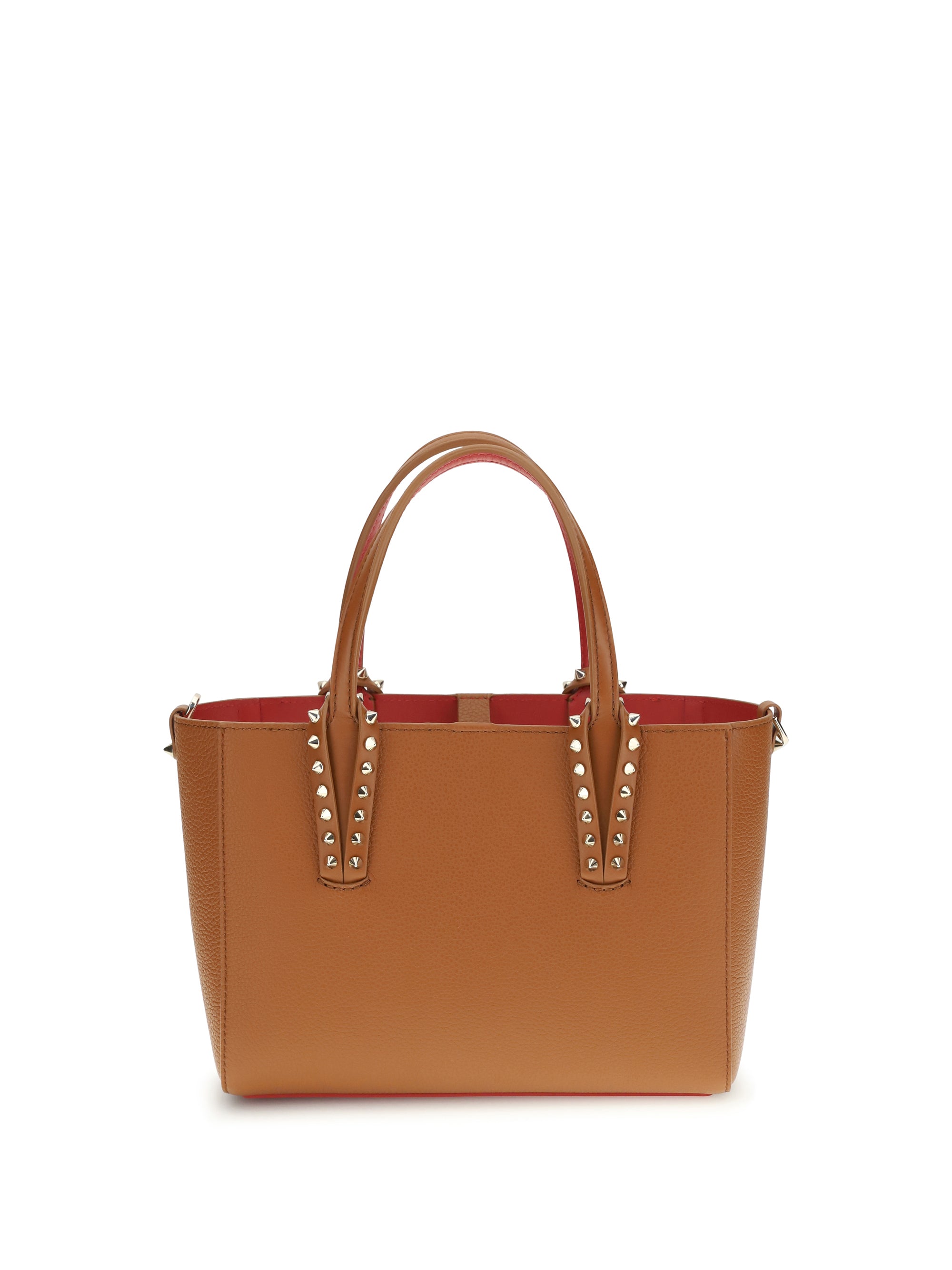 leather tote bag with spikes