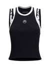 layered cotton jersey tank top