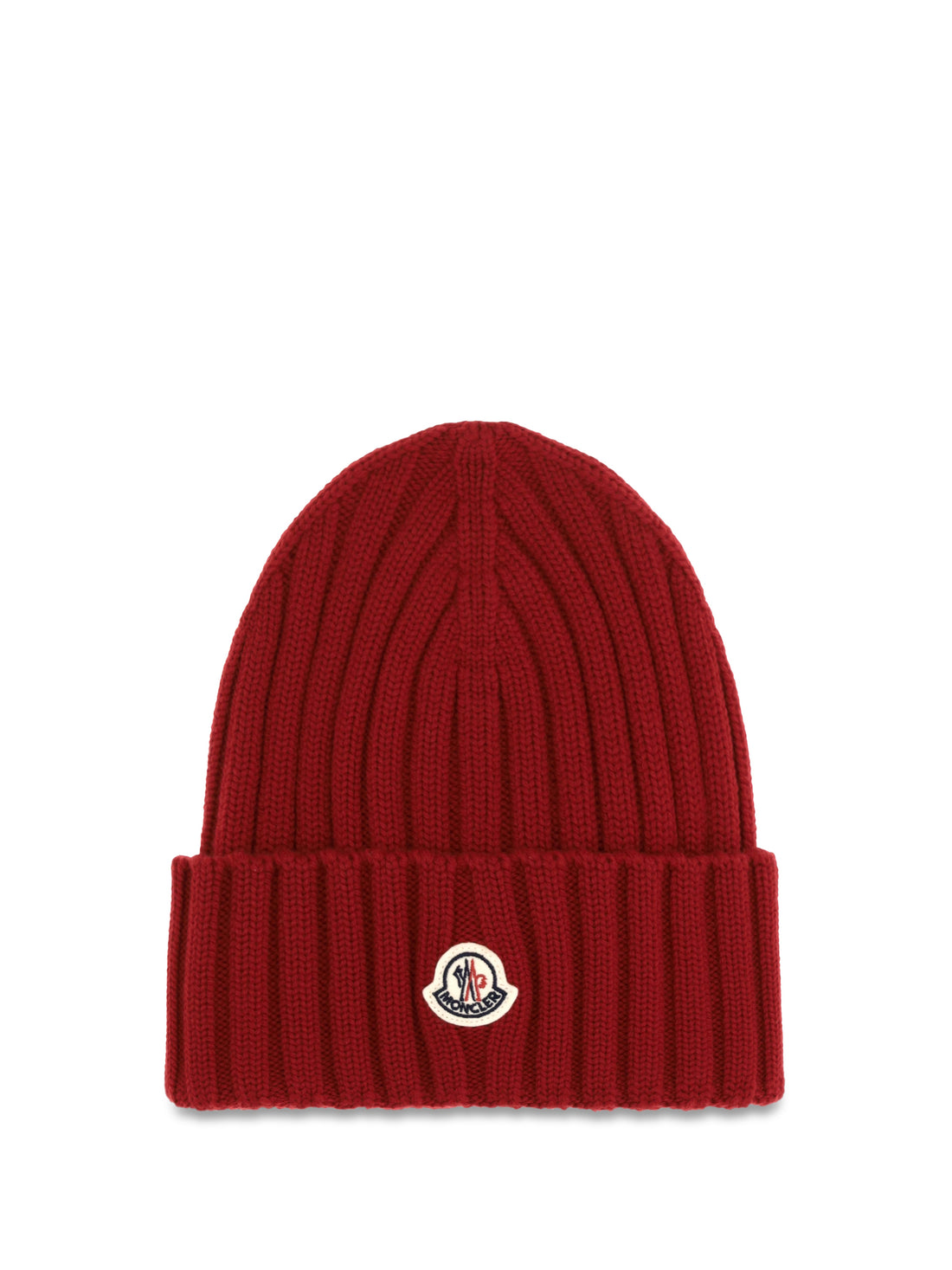 MONCLER OS wool beanie with logo