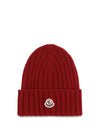 wool beanie with logo