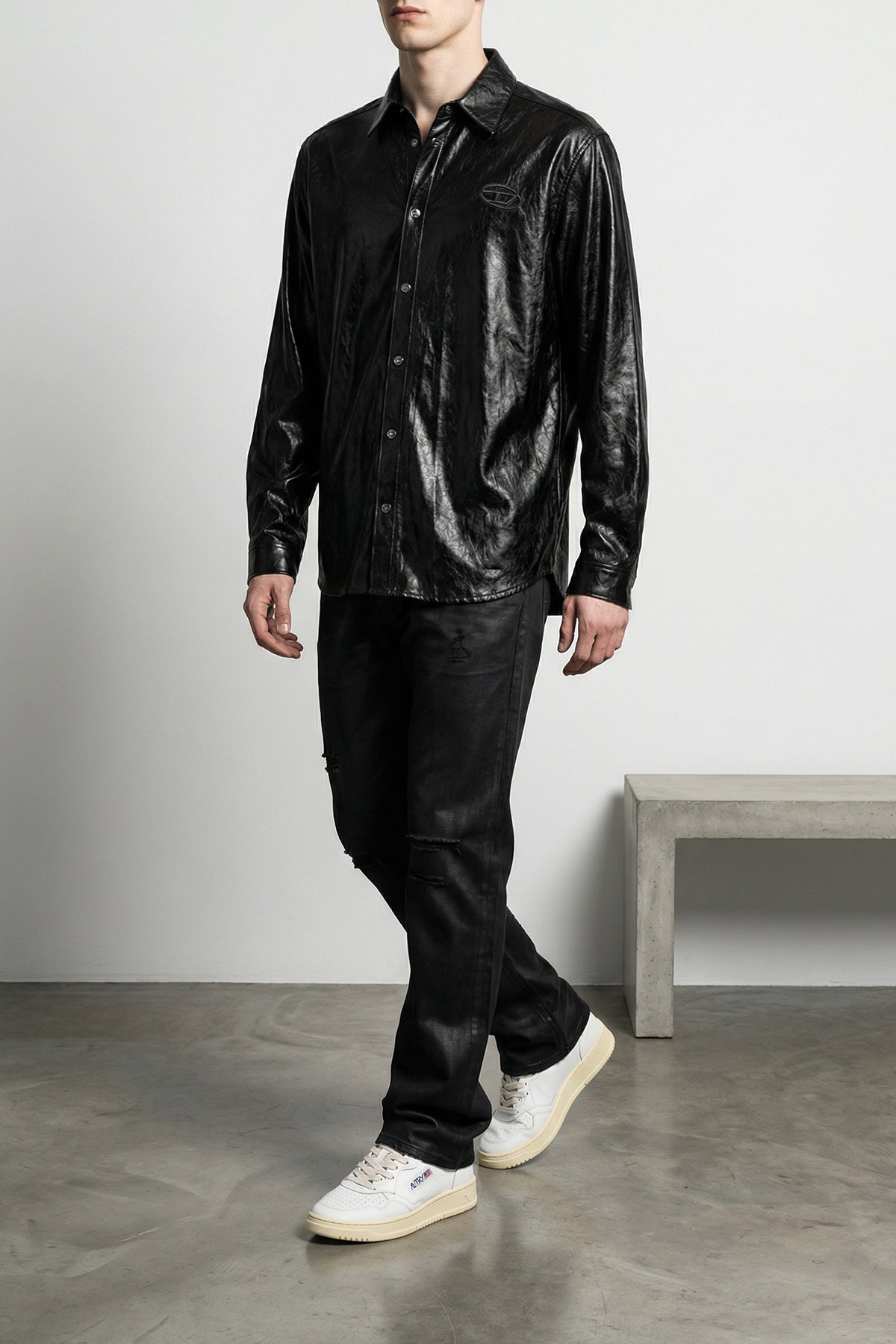 s-simply-qmbu viscose fabric shirt covered