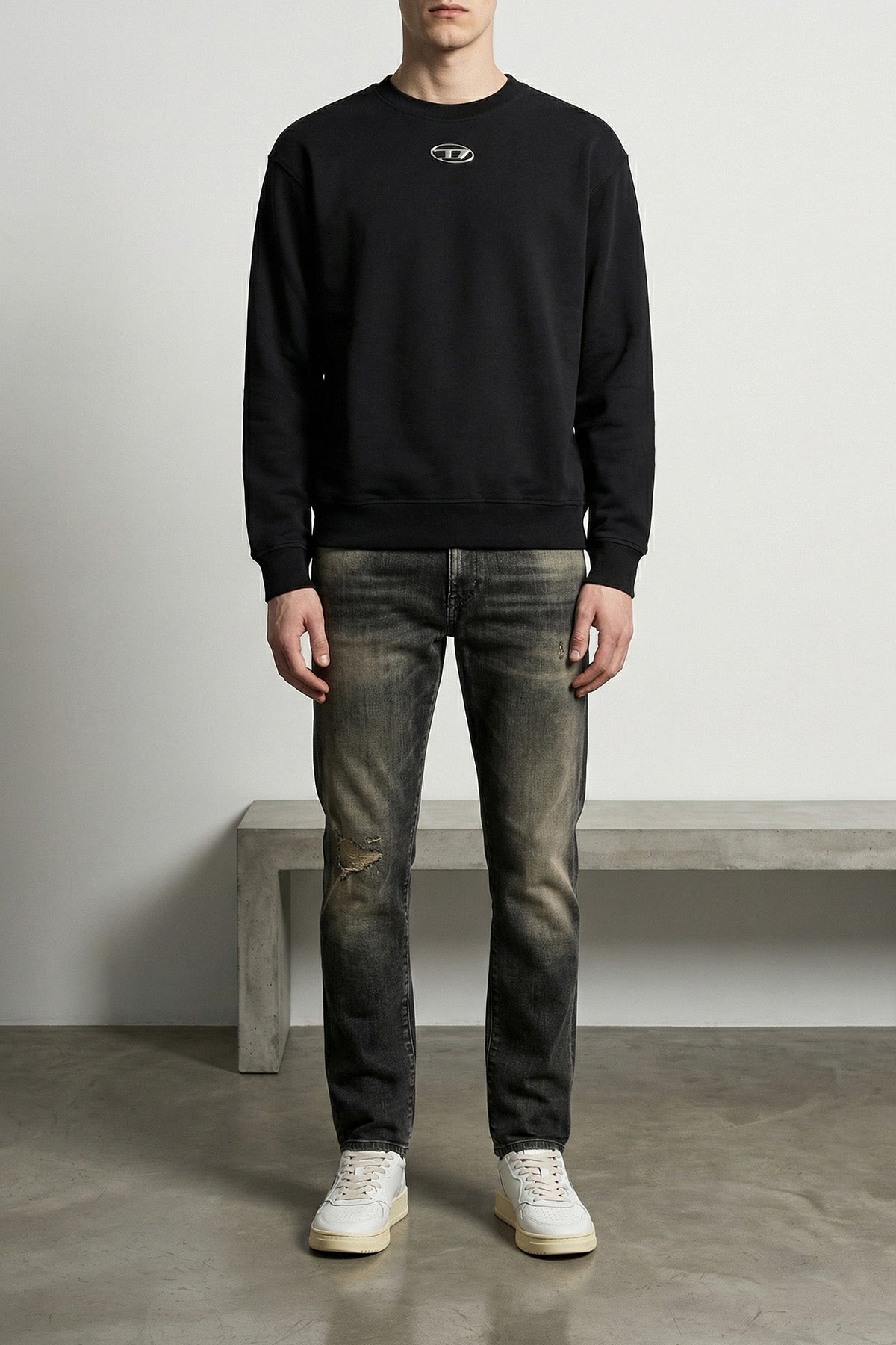 s-norm-iod cotton sweatshirt