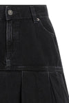 the de-reen diesel mini skirt redefines casual codes through a structured low-