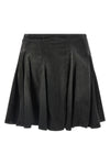 mini skirt de-spiki-s in lightweight cotton blend denim and tencel(tm) lyocell