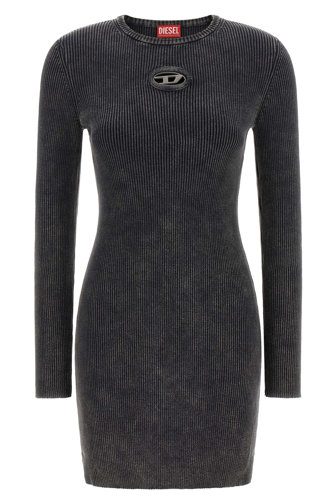 DIESEL M the diesel m-anchorage-ls mini dress defines a contemporary approach to struct