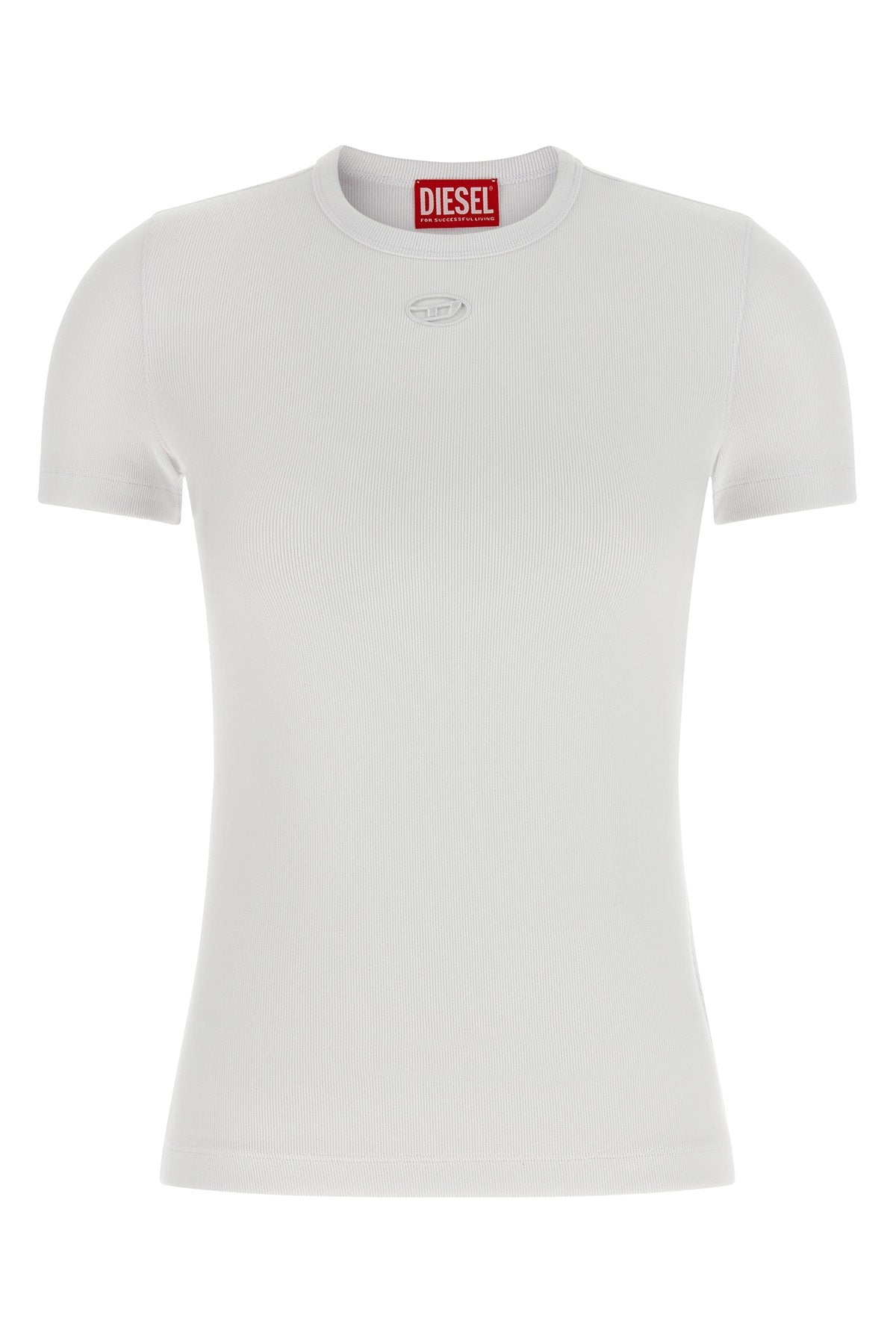 t-ribber-od ribbed stretch cotton t-shirt
