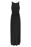long d-estiga-s1 dress in délavé-effect stretch modal