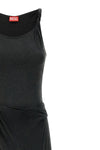 long d-estiga-s1 dress in délavé-effect stretch modal