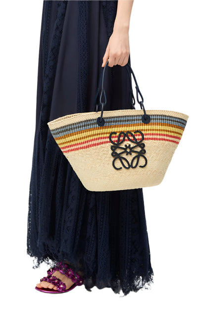 Medium Anagram Paula Ibiza Raffia Basket Bag