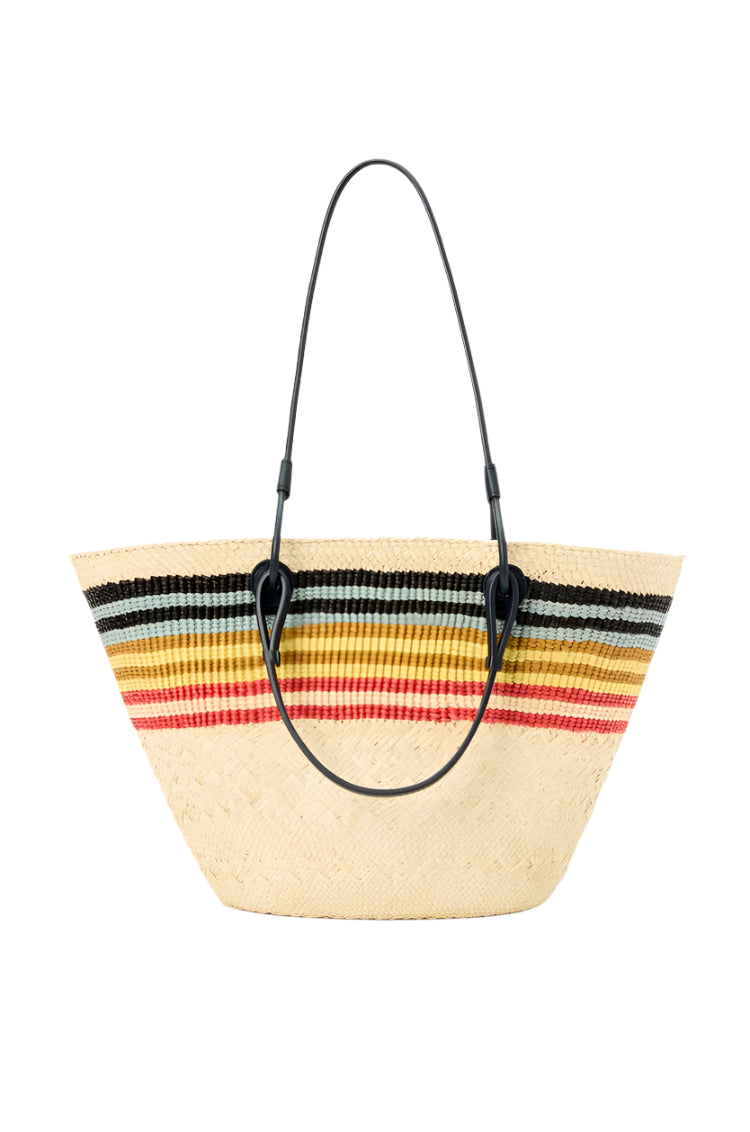Medium Anagram Paula Ibiza Raffia Basket Bag