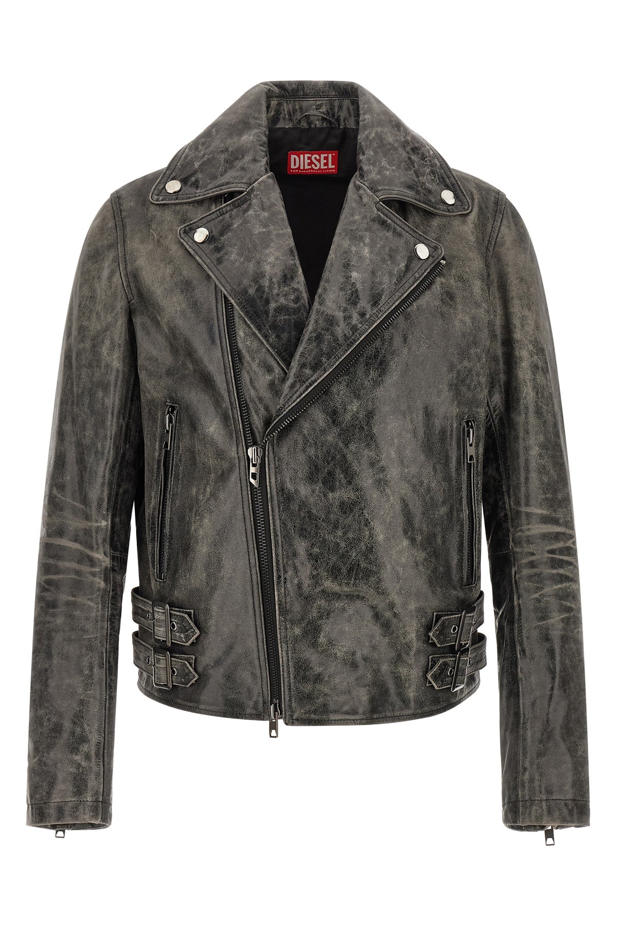 the diesel l-eon-cjcm biker jacket