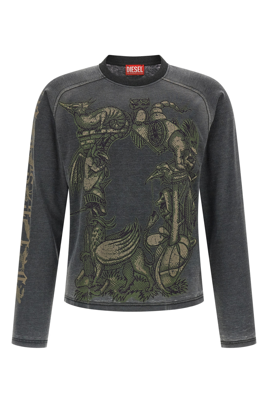 DIESEL XL t-jori-a t-shirt in light cotton blend
