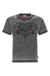 diesels t-ila-aa1 short-sleeved t-shirt stands out for its slim silhouette an