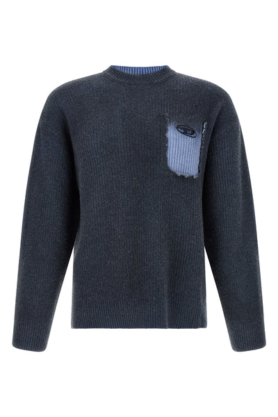 the diesel k-pickler crew neck sweater