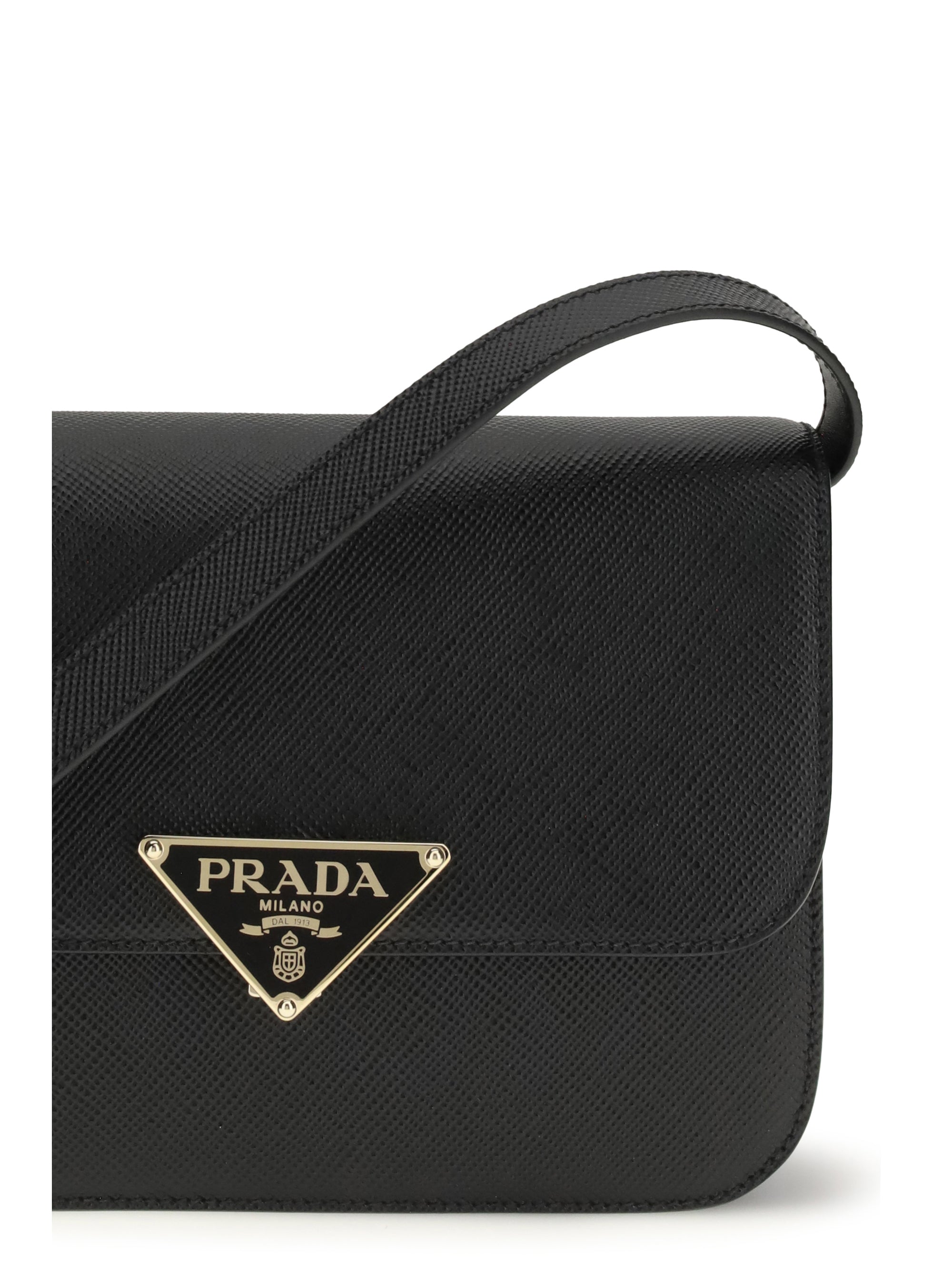 saffiano leather shoulder bag