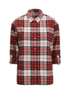 elishaw check shirt