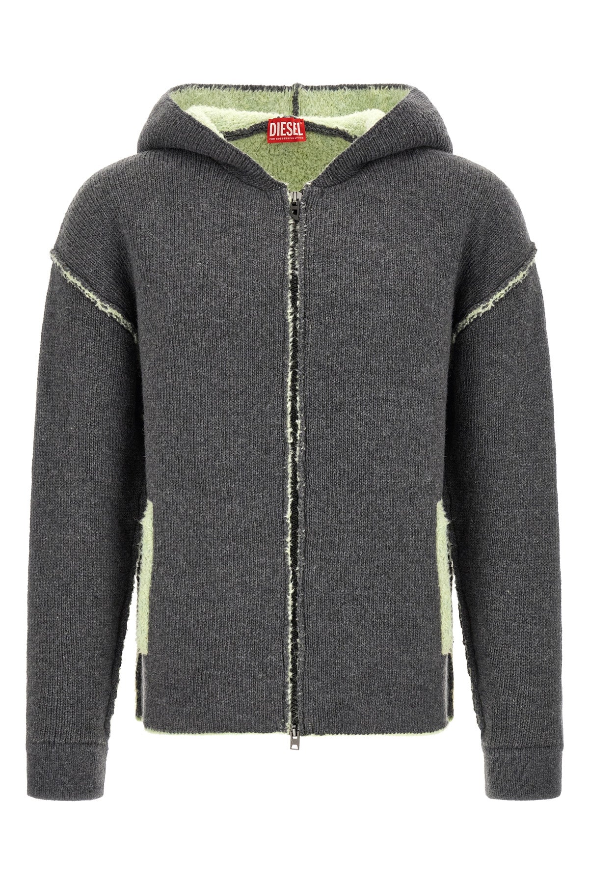 the diesel k-boubby knit hoodie