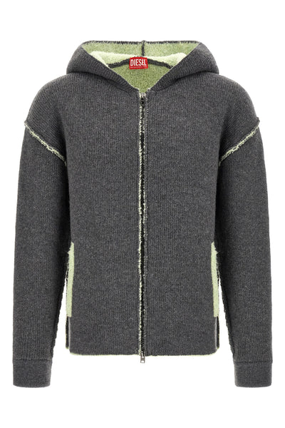 the diesel k-boubby knit hoodie