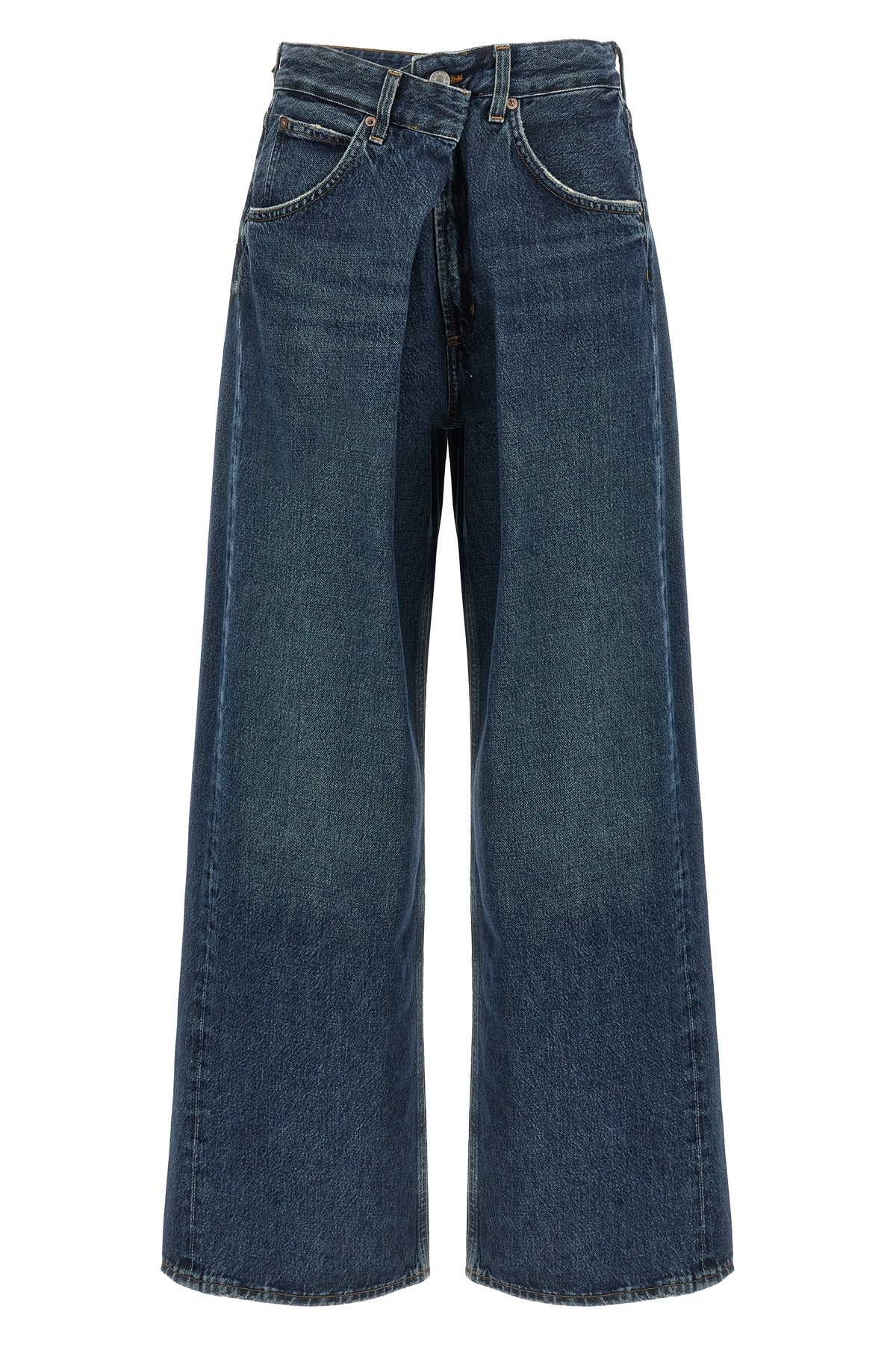 vana fold cotton denim jeans
