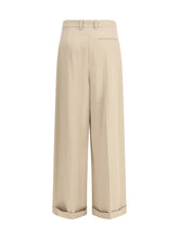 LOEWE 36 lightweight cotton gabardine trousers