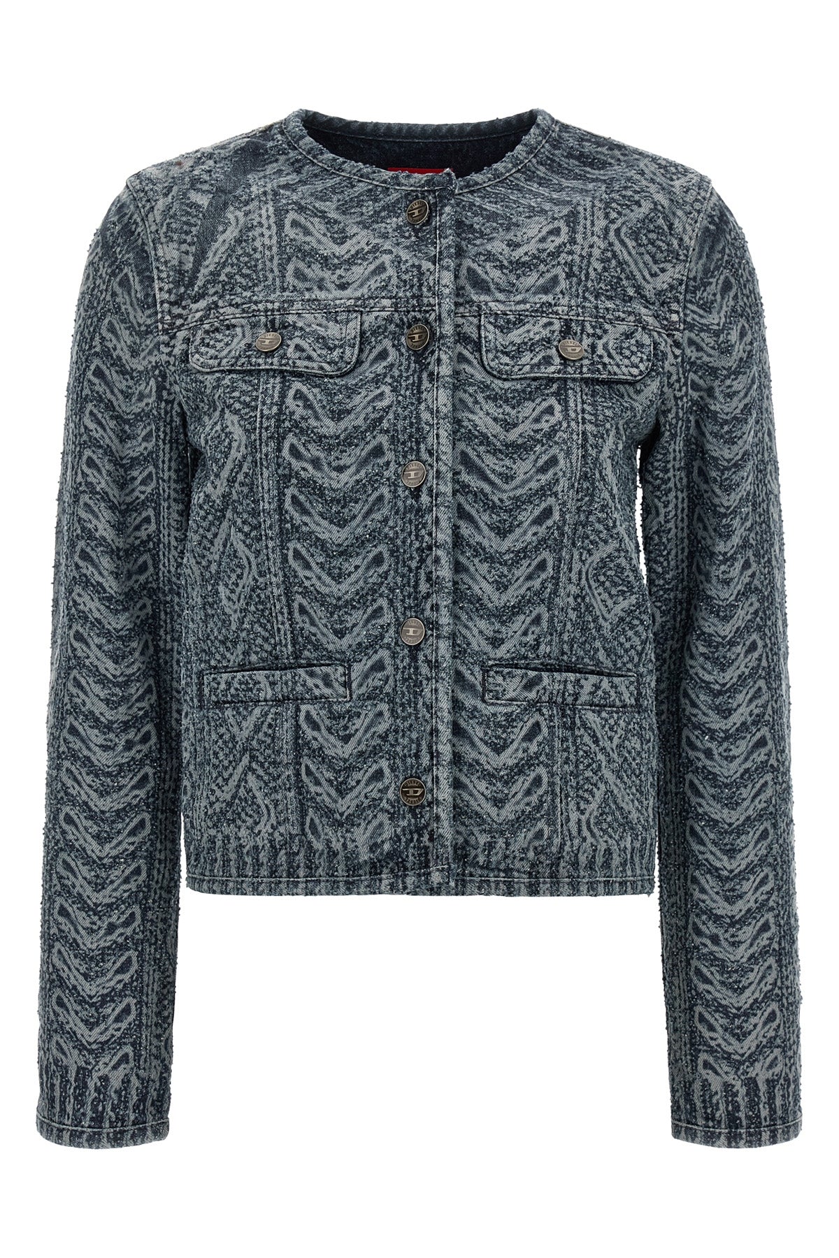 the diesel de-grafy-s2 denim jacket redefines the codes of casual dress throug