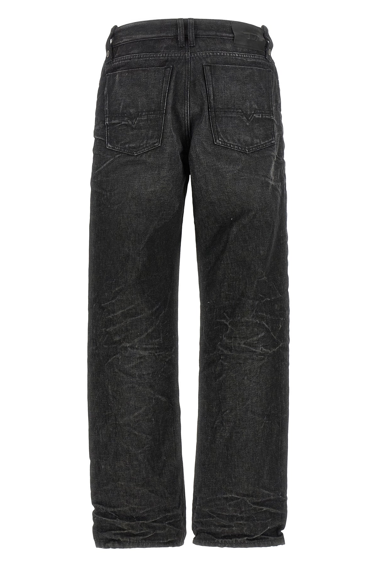 diesel 1991 d-voeed jeans feature a sartorial construction in denim structured