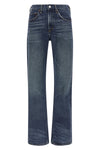 the kick boot agolde jeans redefine everyday denim through a mid-waist silhoue