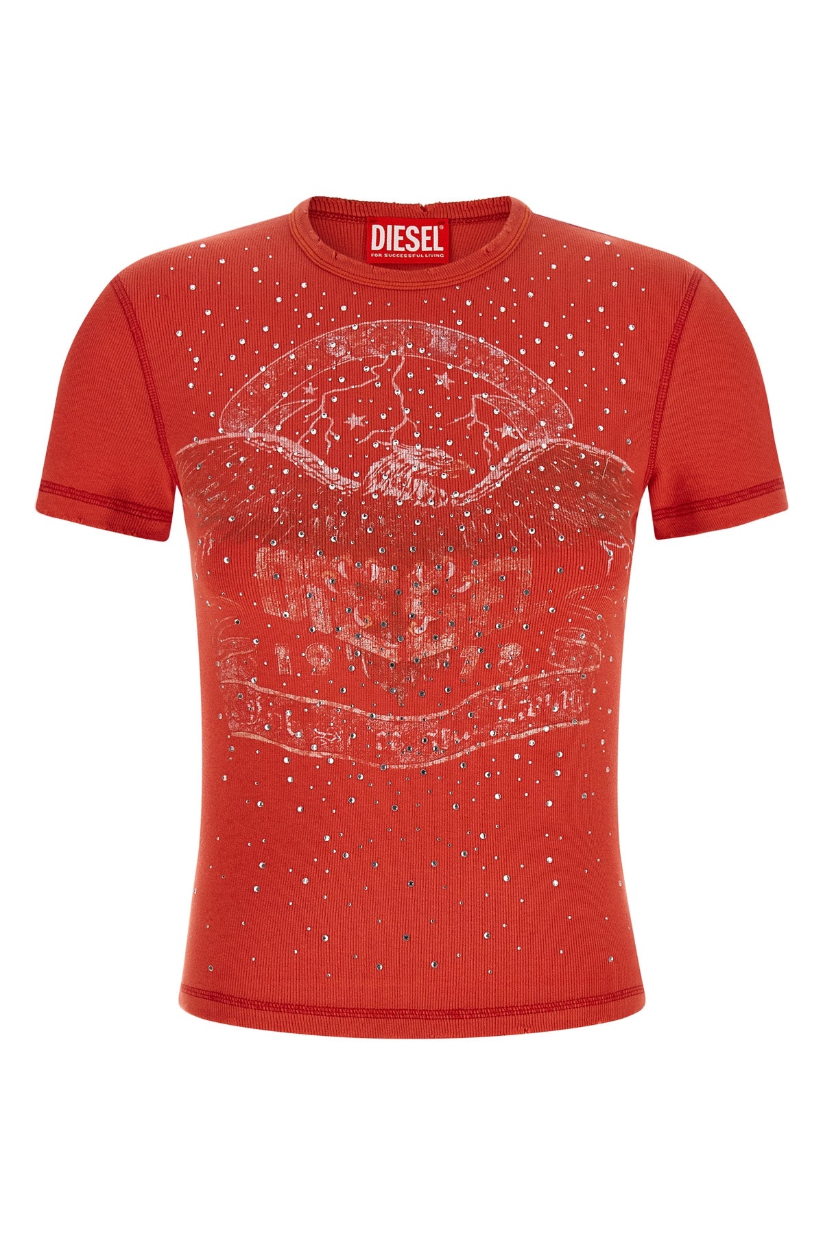 the diesel t-marsy-rib-cry t-shirt redefines casual aesthetics through a sarto
