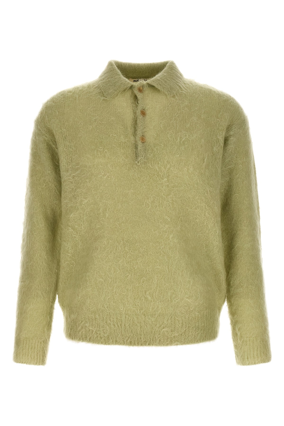super kid mohair spun polo shirt