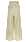 pants in satin bag fabric made