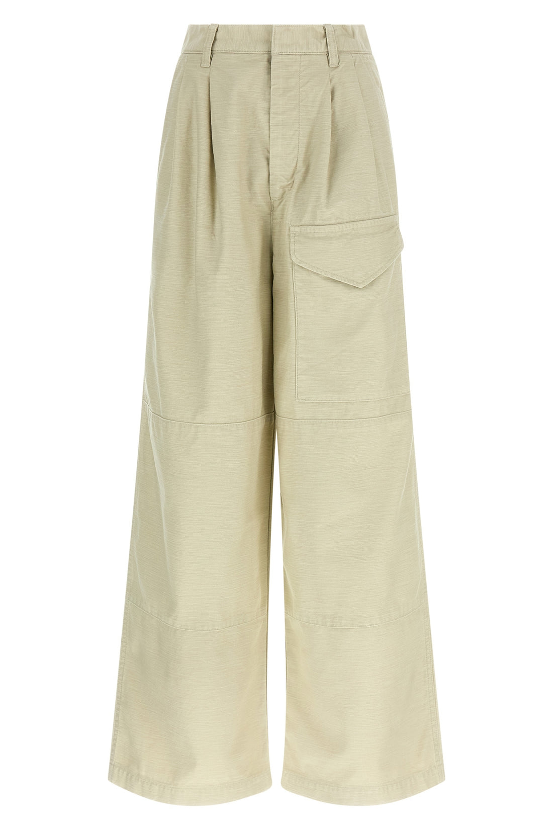 AURALEE 0 pants in satin bag fabric made