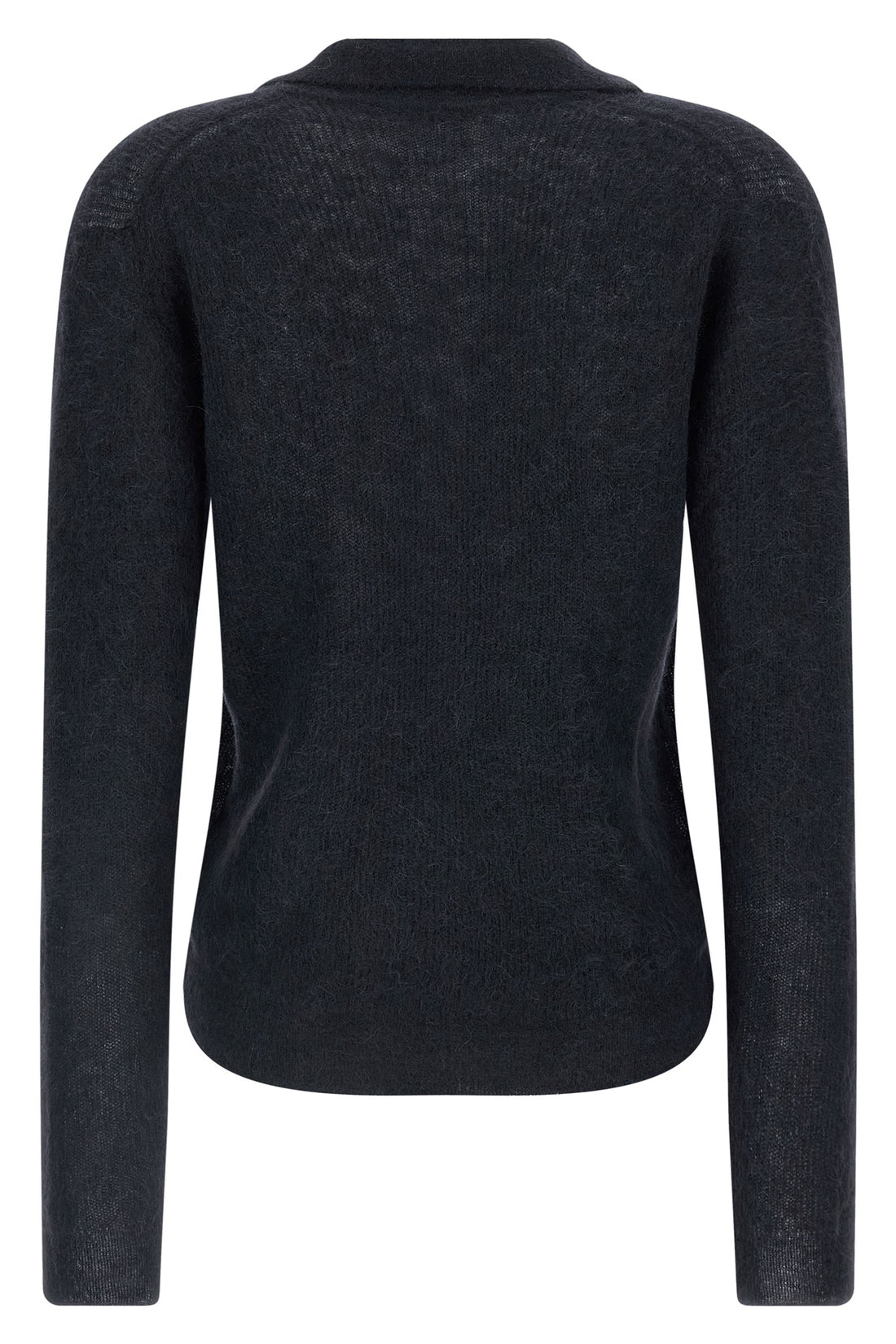 AURALEE 1 polo shirt in precious tam yarn of rare suri baby alpacas