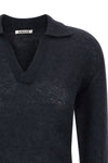 polo shirt in precious tam yarn of rare suri baby alpacas