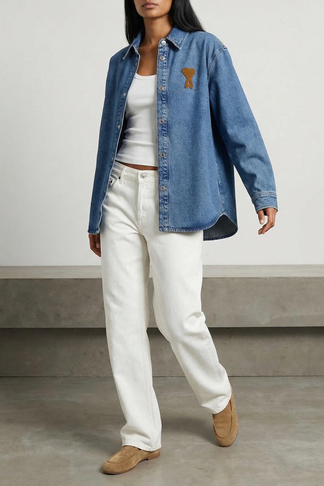 AGOLDE 25 low rise loose garment marshmallow-dyed cotton denim jeans