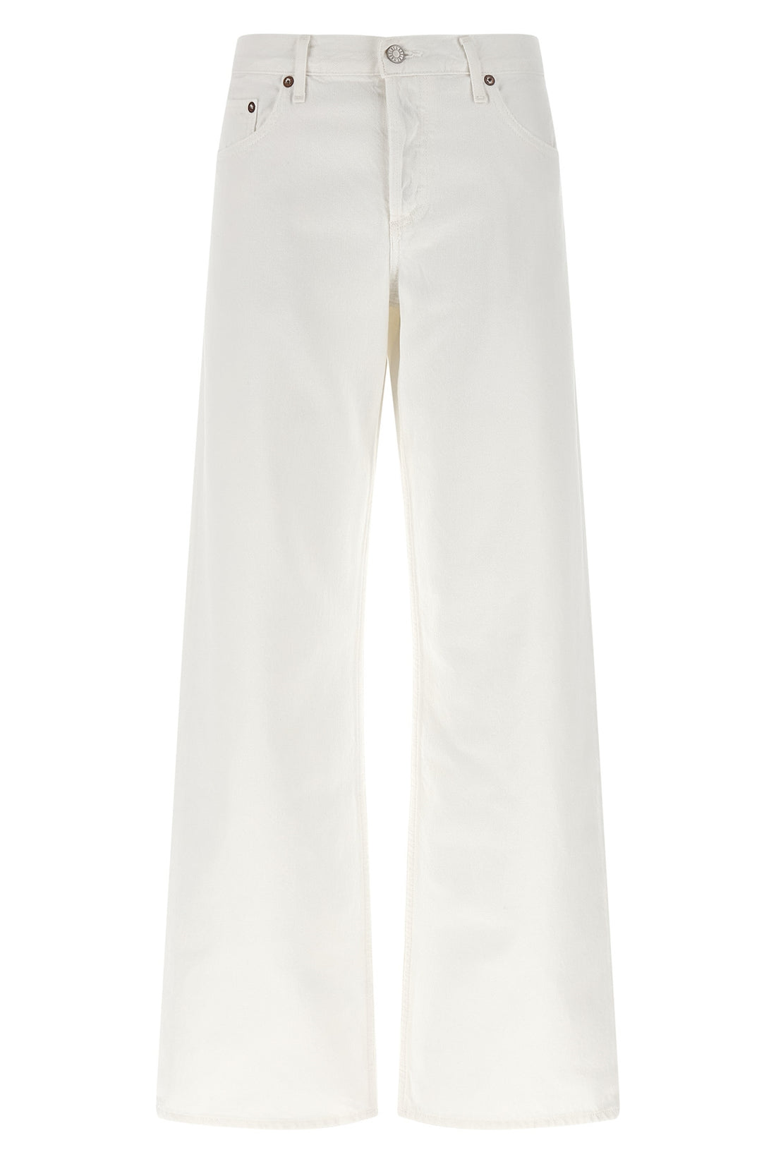 AGOLDE 25 low rise loose garment marshmallow-dyed cotton denim jeans