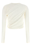 the diesel t-asay-pl long-sleeved top redefines the everyday silhouette throug