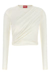 the diesel t-asay-pl long-sleeved top redefines the everyday silhouette throug