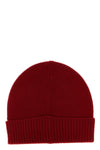 rib cuff knitted cashmere beanie