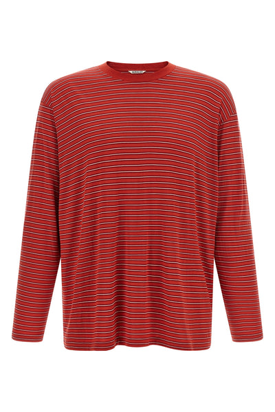 the auralee long-sleeved sweater
