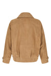 full-grain leather blouson