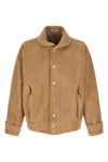 full-grain leather blouson