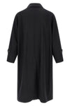 light wool gabardine trench coat in lightweight fabric