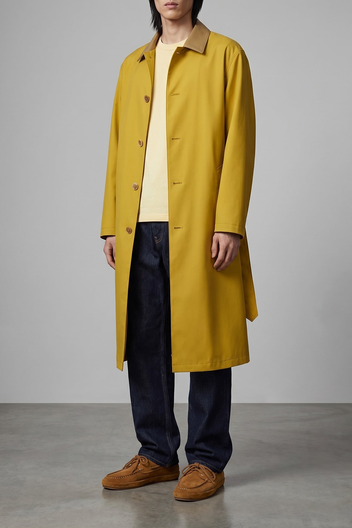 long wool max canvas wool canvas coat made