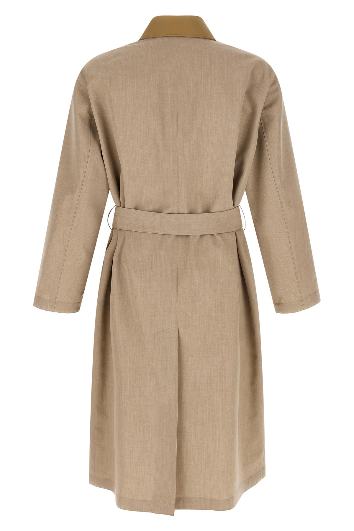 long wool max canvas wool canvas coat made