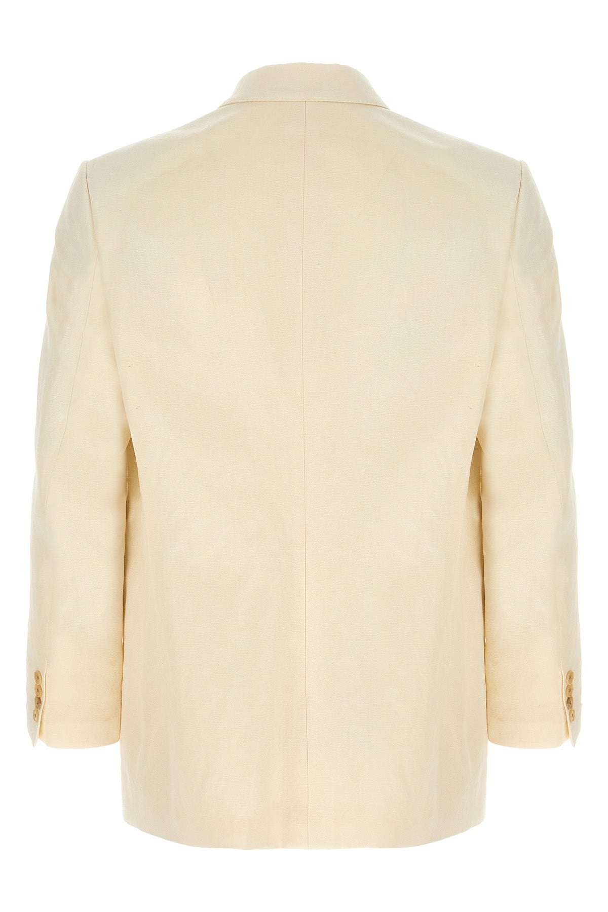 blazer in oxford fabric densely woven