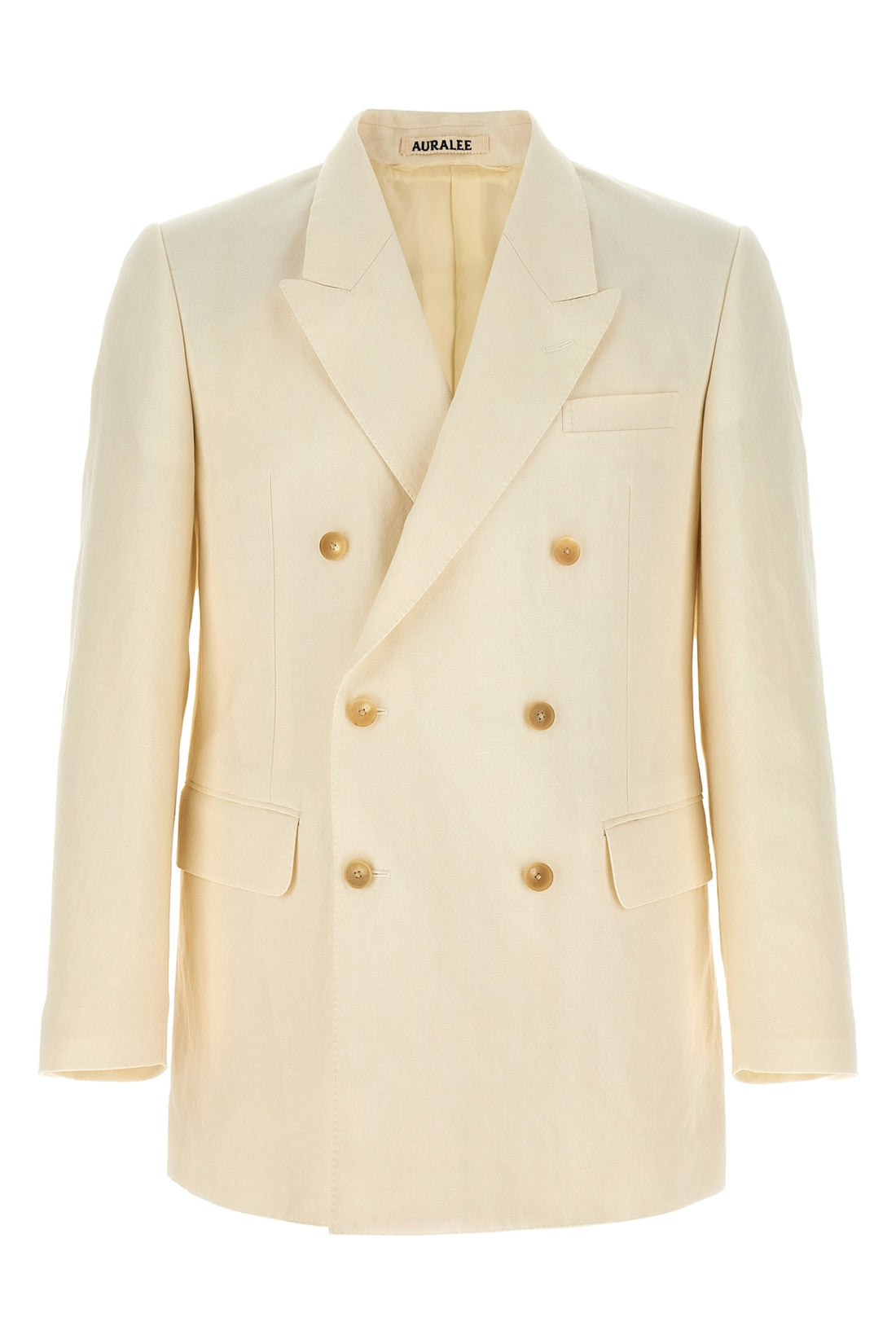 AURALEE 5 blazer in oxford fabric densely woven