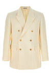 blazer in oxford fabric densely woven