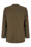 super 140 gabardine blazer woven