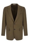 super 140 gabardine blazer woven